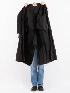 Vintage 90's Women Driza-Bone Waxed Cotton Coat In Black 8 Vintage 90's Women Driza-Bone Waxed Cotton Coat In Black -Northern Grip Vintage 90s Women Wax Cotton Coat 0023