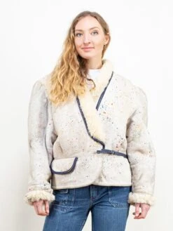 Vintage 70's Women Sheepskin Jacket