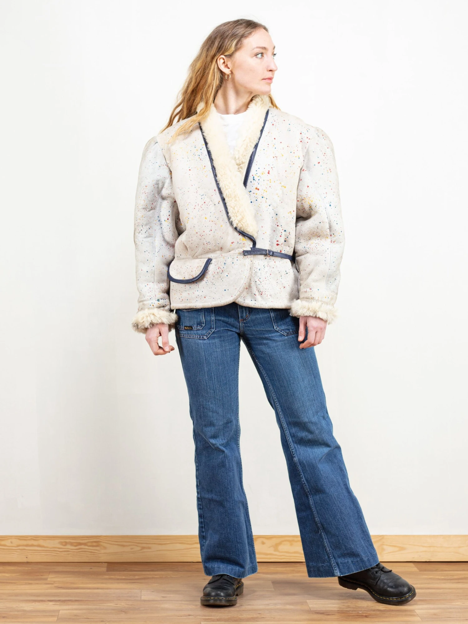 Vintage 70's Women Sheepskin Jacket 3 Vintage 70's Women Sheepskin Jacket - Image 3