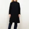 Vintage 60's Women Wool Blend Wrap Coat