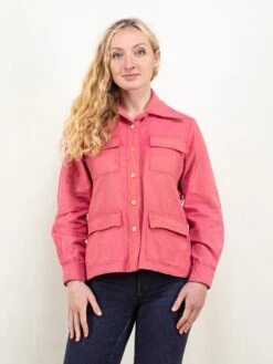 Vintage 70's Women Pink Light Jacket