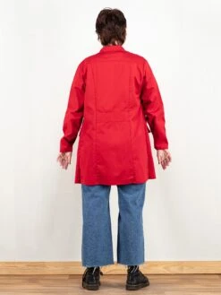Front Page -Northern Grip Vintage red work chore coat women 80s clothing01M 63