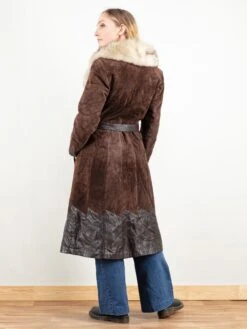 Vintage 70's Women Fur Suede Coat -Northern Grip Vintage retro real fur suede coat4 02573d32 31f8 4dc8 8eed 8e3e523e129d