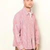 Vintage 90's Striped Pink Shirt