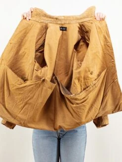 Vintage Antique 40's Women Hunting Jacket -Northern Grip Vintage women 40s brown duck hunting jacket81