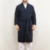 Vintage 90's Men Dressing Gown In Blue