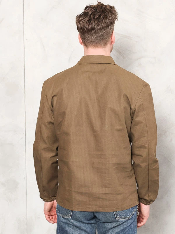 Vintage 90's Men Military Smock Shirt 5 Vintage 90's Men Military Smock Shirt - Image 5