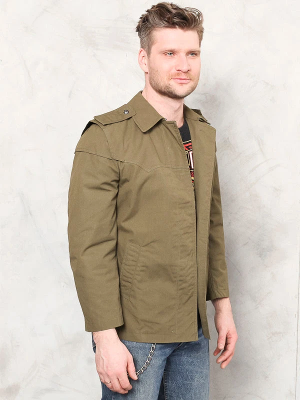 Vintage 80's Men Army Jacket 3 Vintage 80's Men Army Jacket - Image 3