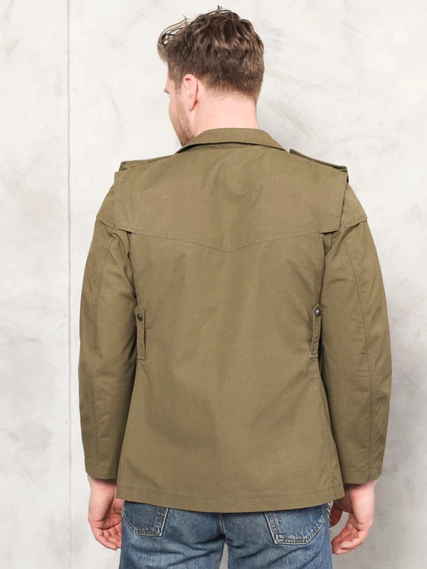 Vintage 80's Men Army Jacket 4 Vintage 80's Men Army Jacket - Image 4