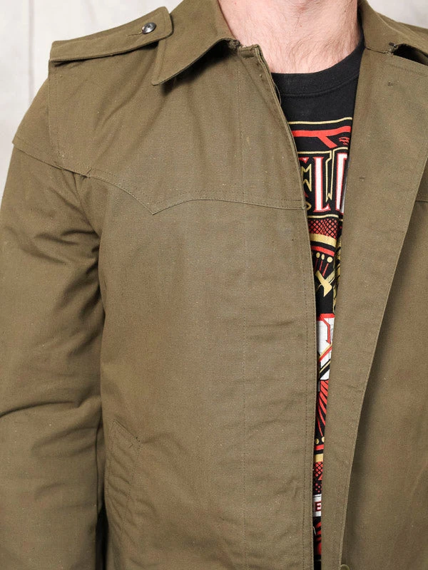 Vintage 80's Men Army Jacket 6 Vintage 80's Men Army Jacket - Image 6