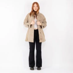Vintage 80's Women Sheepskin In Beige 9 Vintage 80's Women Sheepskin In Beige -Northern Grip kvadrats 0285