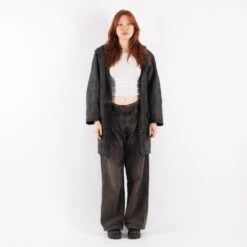 Vintage 80's Women Hooded Sheepskin Coat In Gray 9 Vintage 80's Women Hooded Sheepskin Coat In Gray -Northern Grip kvadrats 6 a5d77361 c957 4c03 9728 4825783231d9