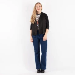 Vintage 90's Women Sherpa Vest In Black 9 Vintage 90's Women Sherpa Vest In Black -Northern Grip kvadrats 95