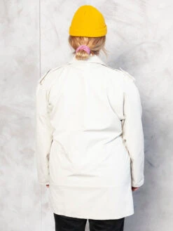 Vintage Women Beige Parka -Northern Grip vintage 80s casual beige retro parka women clothing 5