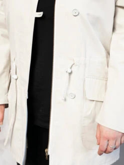 Vintage Women Beige Parka -Northern Grip vintage 80s casual beige retro parka women clothing 7