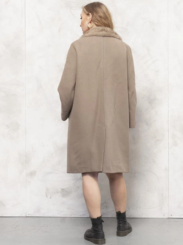 Vintage 80's Women Wool Coat 2 Vintage 80's Women Wool Coat - Image 2