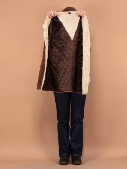 Vintage 90's Women Suede Coat In Brown 8 Vintage 90's Women Suede Coat In Brown -Northern Grip vintage 90s women brown suede coat 4